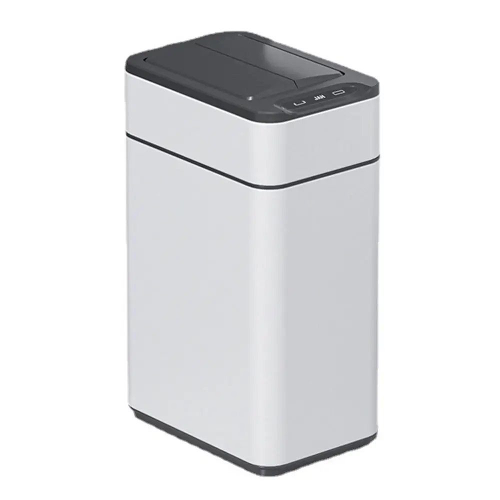 Trash Automatic Can Sensor Touchless Stainless Steel Dustbin 2024 New Garbage Can 15 Gallon Smart Induction Wastebasket Factory