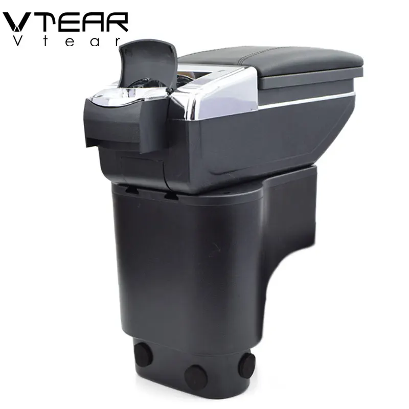 Vtear for Daihatsu Terios II Armrest Central Store Content Storage  Box Products Interior Arm Rest Car-styling Accessories Parts