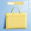 Tissu Oxford double couche imperméable jaune, portable.
