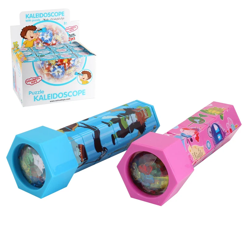 Классическая игрушка Детские Волшебные головоломки калейдоскопы красочные вращающиеся пластиковые