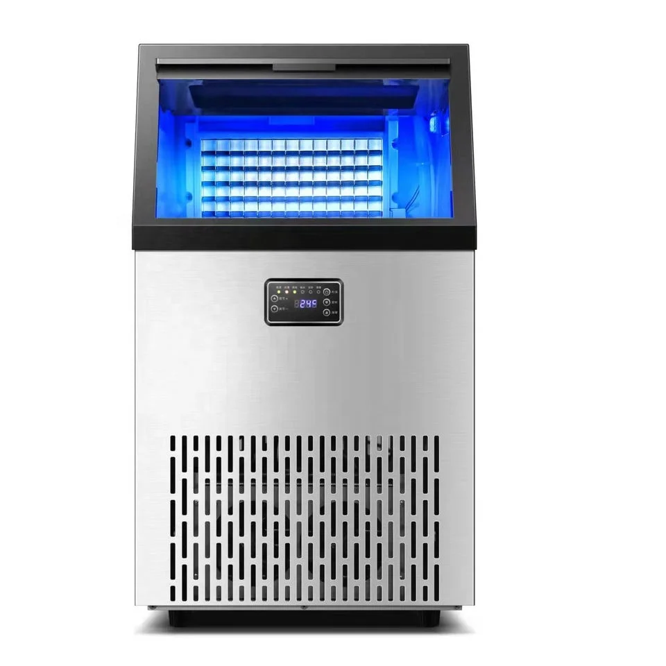 Commercial Block Ice Machine Clear Cube Ice Making Machine Portable Ice