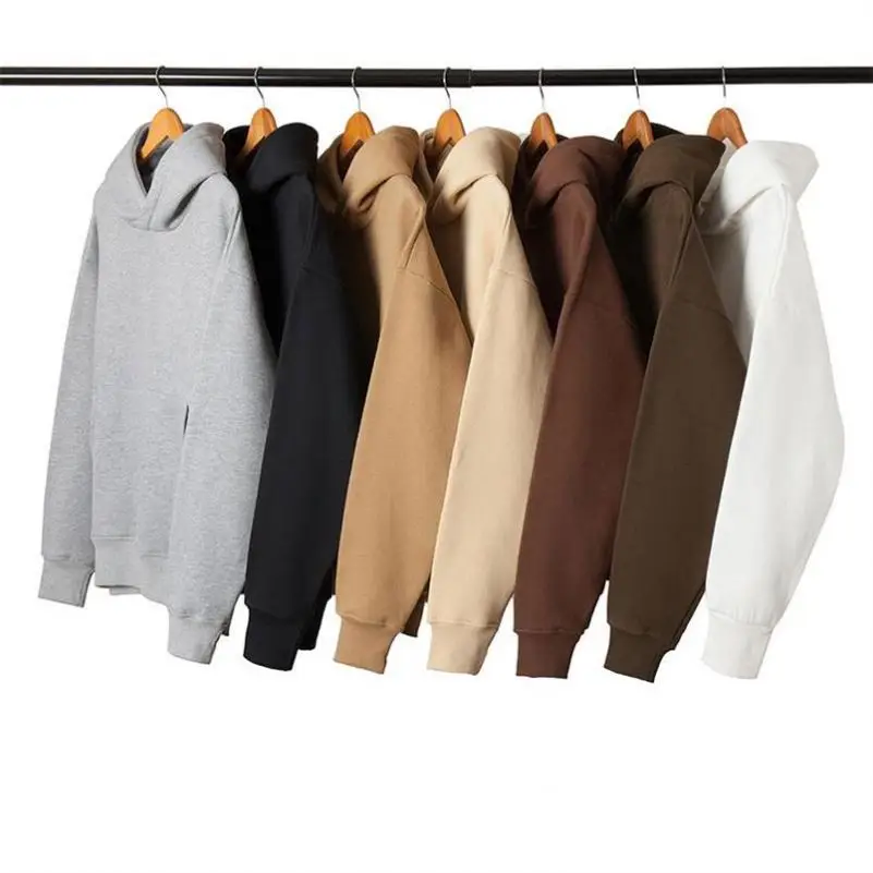 Logo personalizzato senza coulisse felpa con cappuccio in