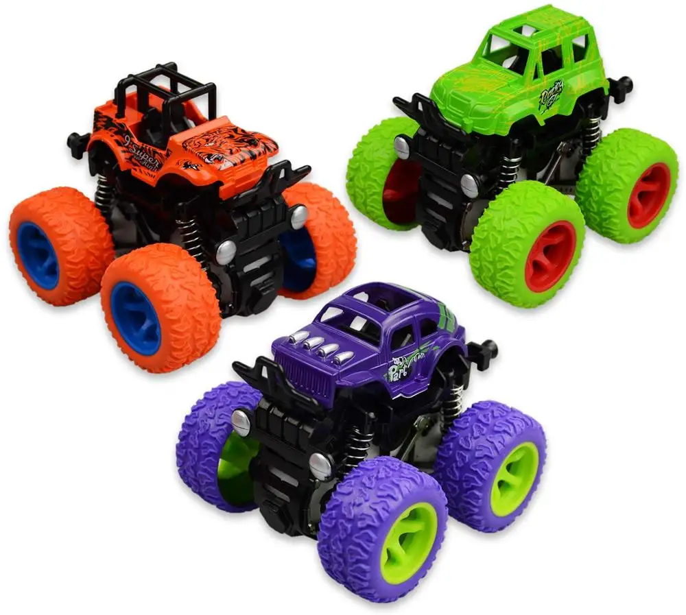 New Stunt Car Pull Back Car Pull Back Toy Boys Stunt Car Anti-slip Tire ...