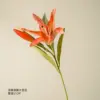 Light orange oil painting large lily