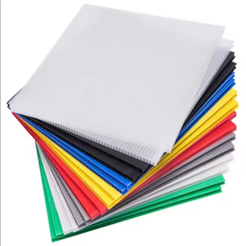Colorful Polypropylene Pp Corrugated Board Sheet Pp Plastic Sheet Pp Hollow Plate 2mm Coroplast Sheets