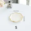 Milky white - plum blossom plate - single plate