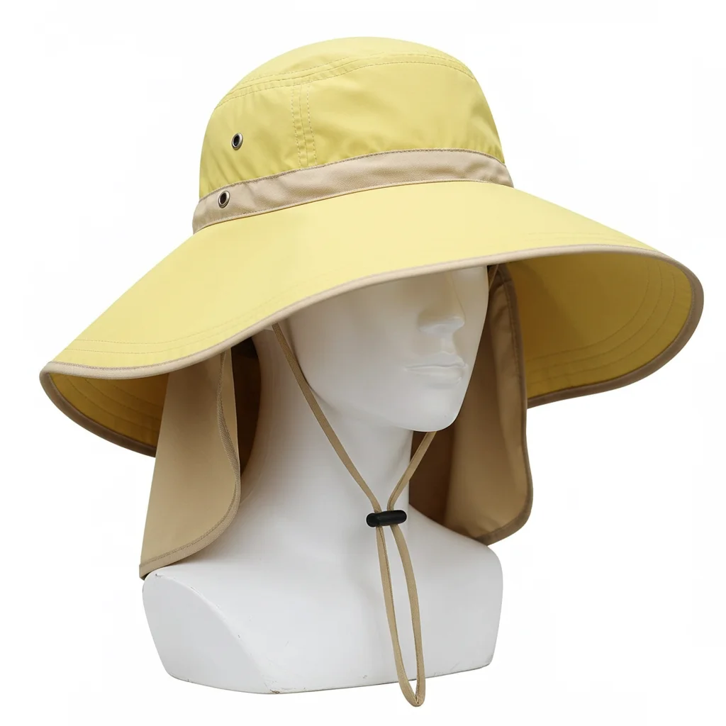 Custom UV Protection Bucket Hat Fishing Safari Summer Men Sun Hat Fisherman Outdoor Caps Bucket Hat