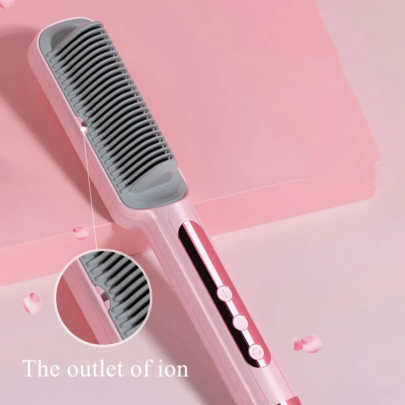 hair straightener brush