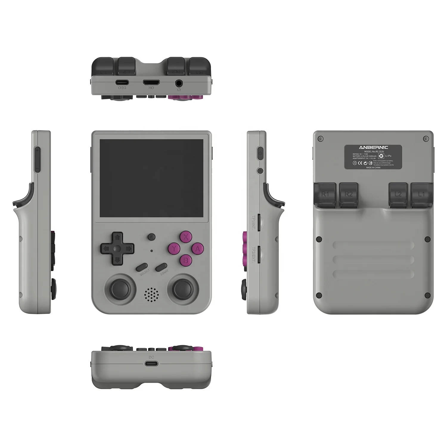 New Mini Handheld Game Player Anbernic RG353V With 20+ Simulators 