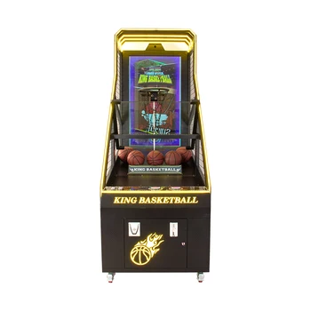 Customized Luxury Indoor Adult Street Basketball Machine Led Screen Coin Operated Arcade Shooting Hoops Game Basketball Machine