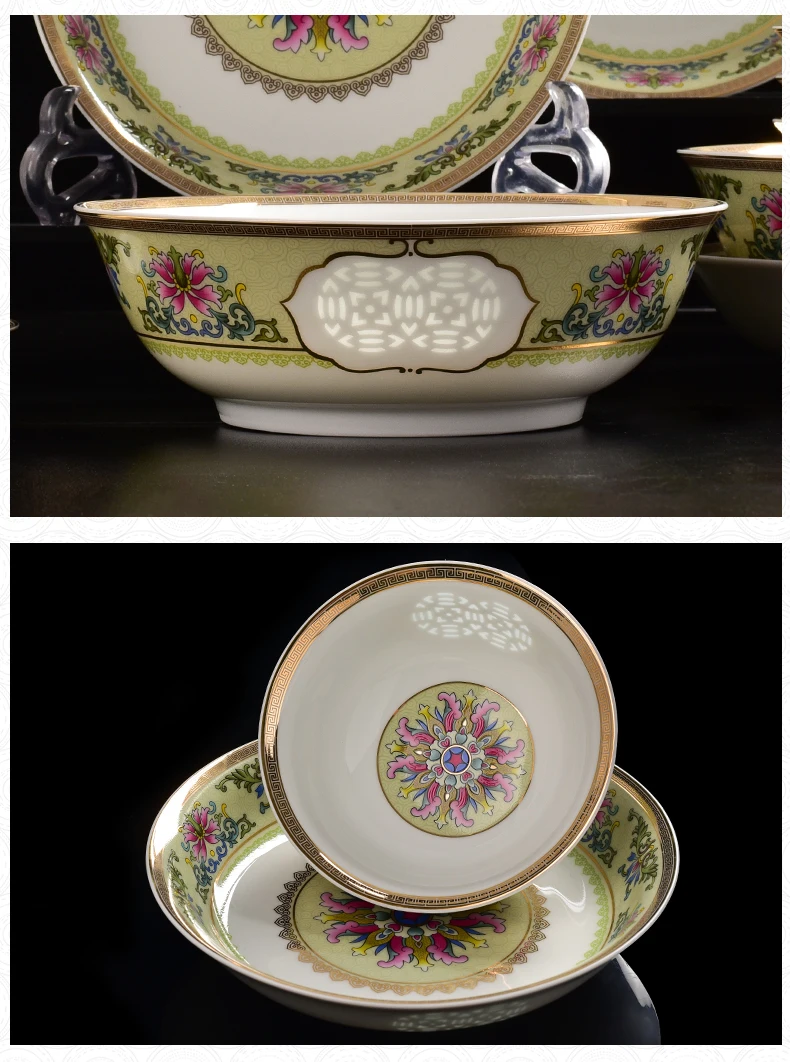 The only exquisite porcelain tableware set officially designated by the China Pavilion Banquet Porcelain of Dubai World Expo manufacture