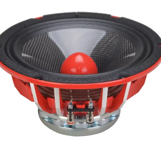 300W 61hz 6.5 Inch Car Midrange or 8 Inch N38H Neodymium Speaker 100dB Fits Car Door Phase Plug for Mobile Sound Competition