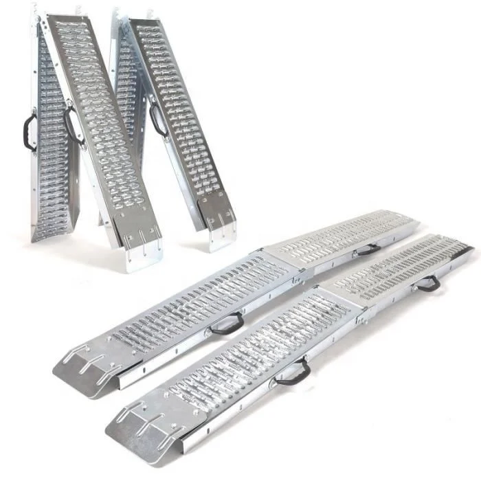 Truck Trailer Loading Ramps Atv Car Ramp Aluminum Folding Steel Ramp ...