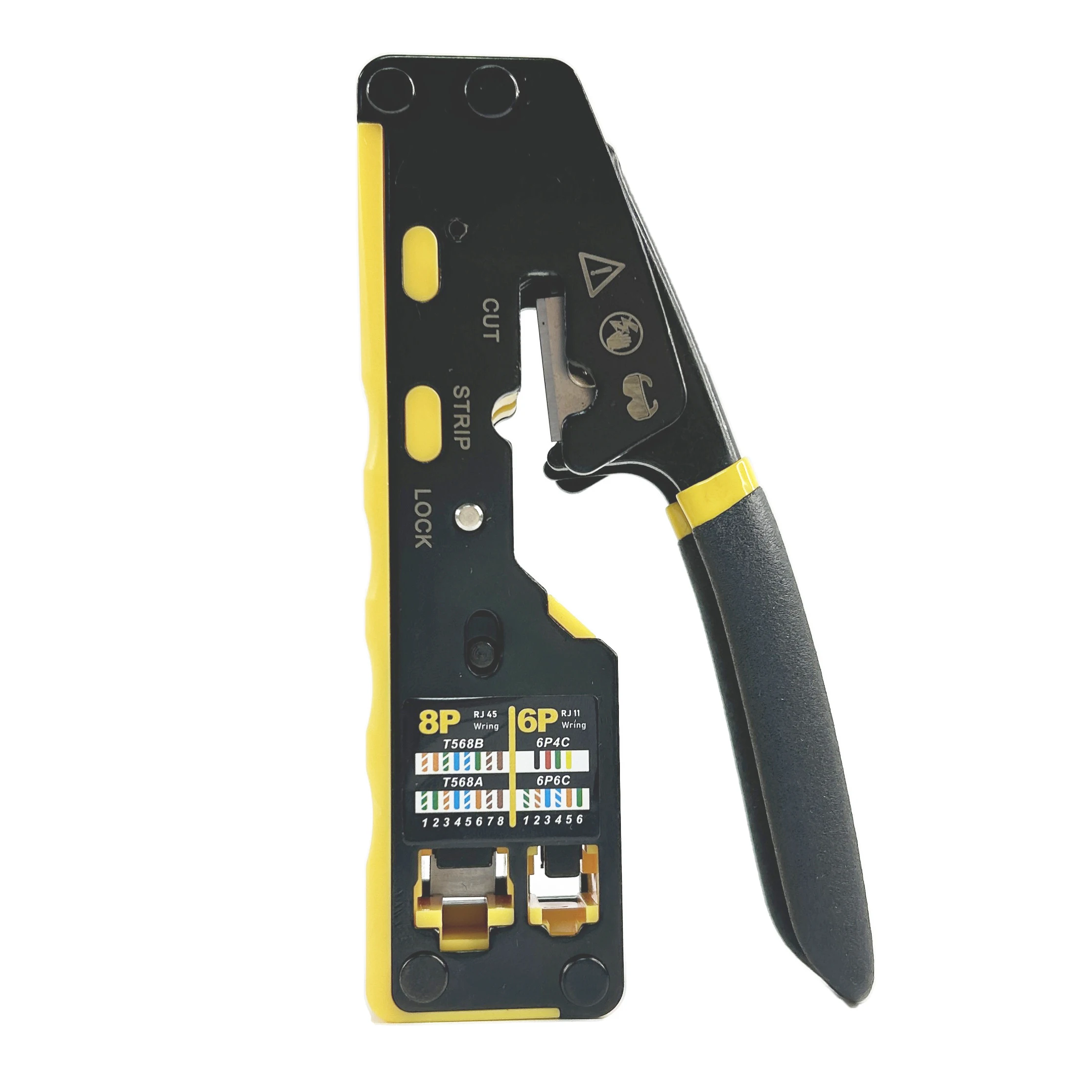 RJ 45 6P 8P Network LAN Cable Easy Tools Crimper Pass Through Pliers RJ11 RJ12 RJ45 Crimping Tool