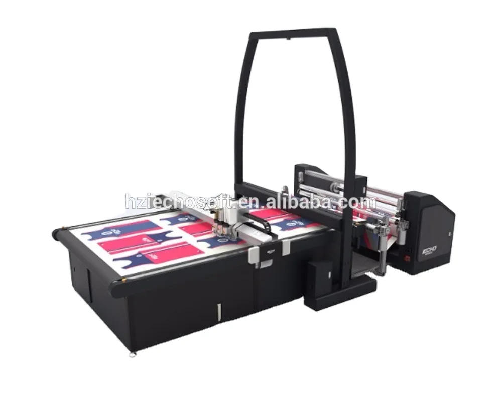 iECHO Sublimated Sportswear Knife Cutting Machine with Vision Cut