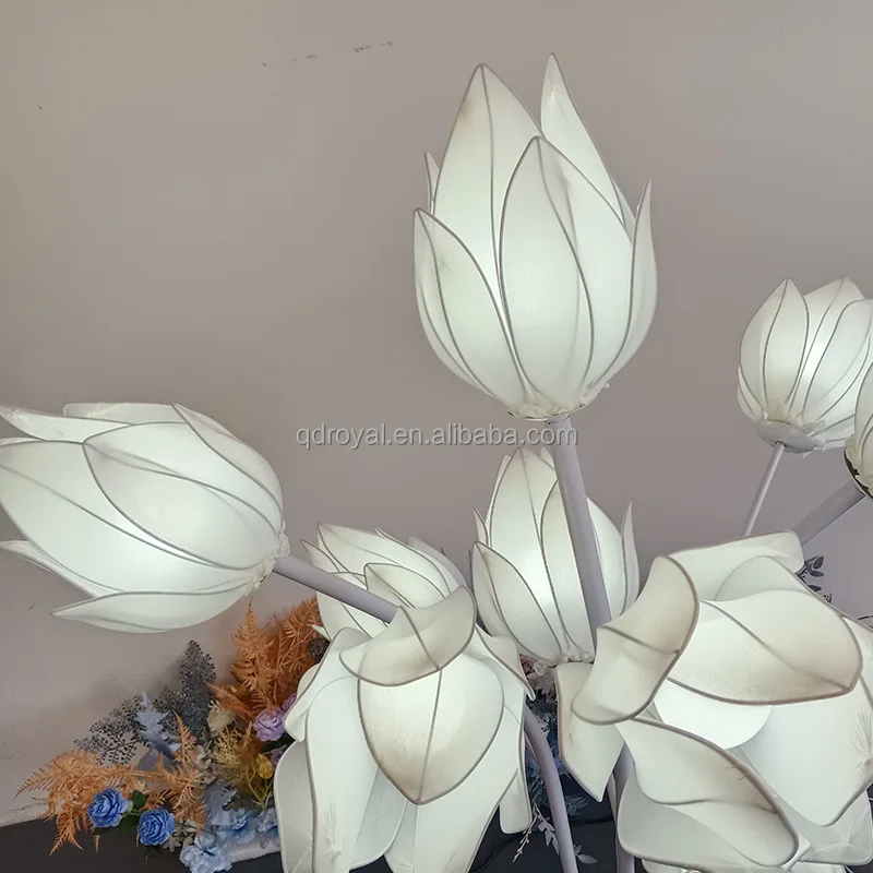Wedding Decoration Artificial Flower Lamp Artificial Flower Lights For