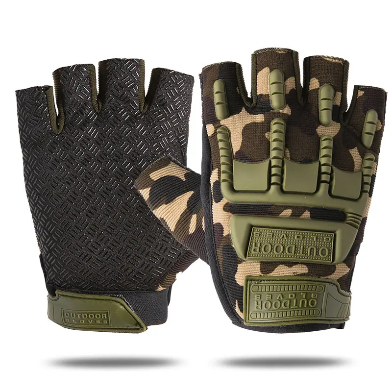 tactical gloves DZ905motorcycle racingg half finger wholesale custom training military sports horseriding hunting gloves