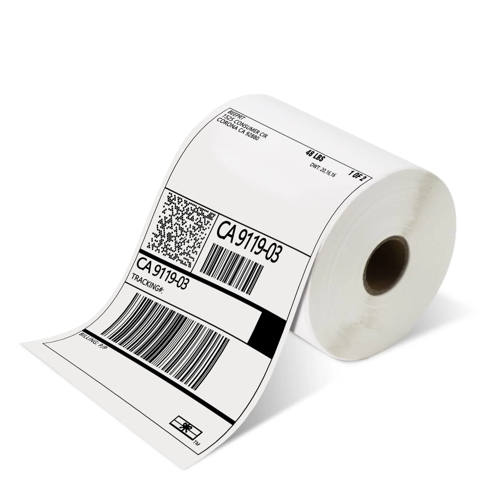 A6 Label 100x150 Postage Waybill Roll Waterproof Oilproof and Scratch Resistance 4X6 Direct Thermal Shipping Labels