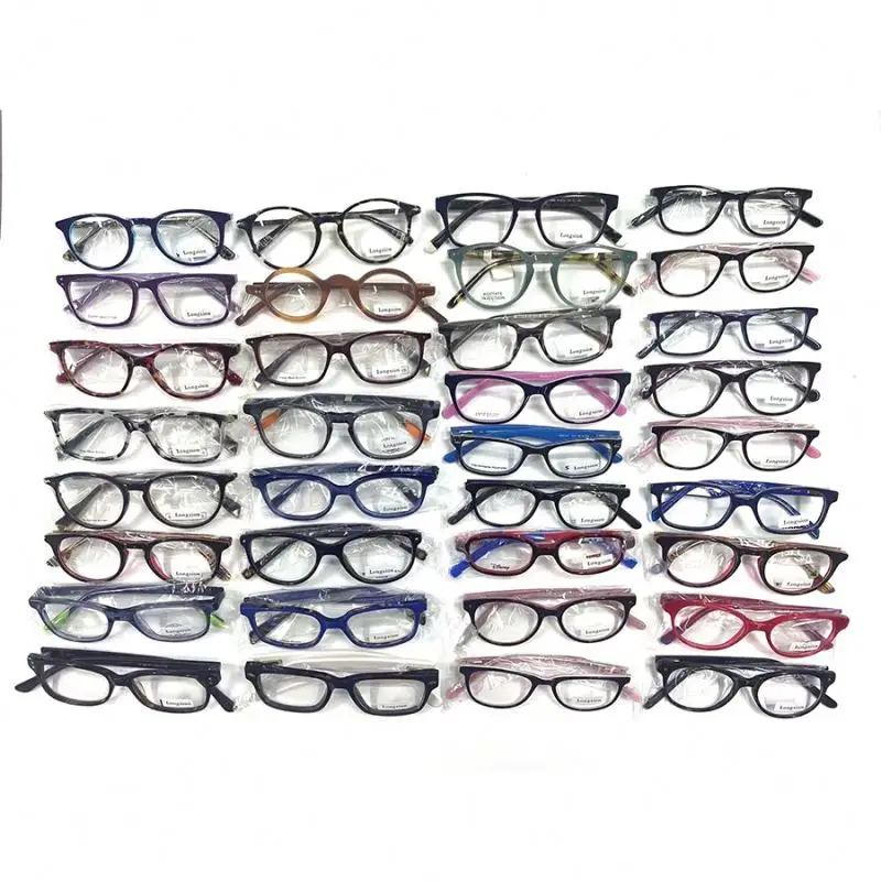 Assorted Acetate Children's Optical Frames Mixed Colors