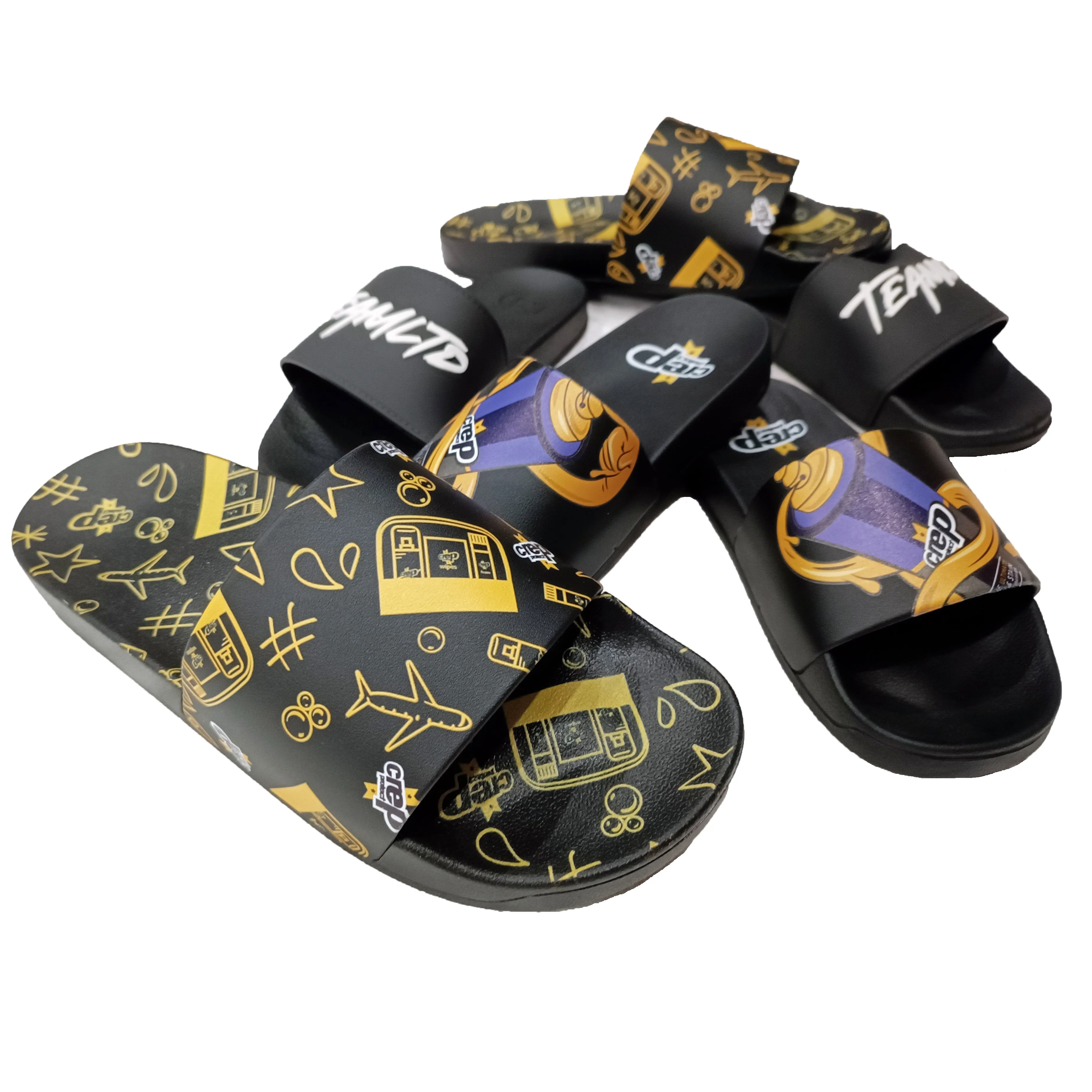 Pvc Beach Walk Custom Slipper Fashionable Functional