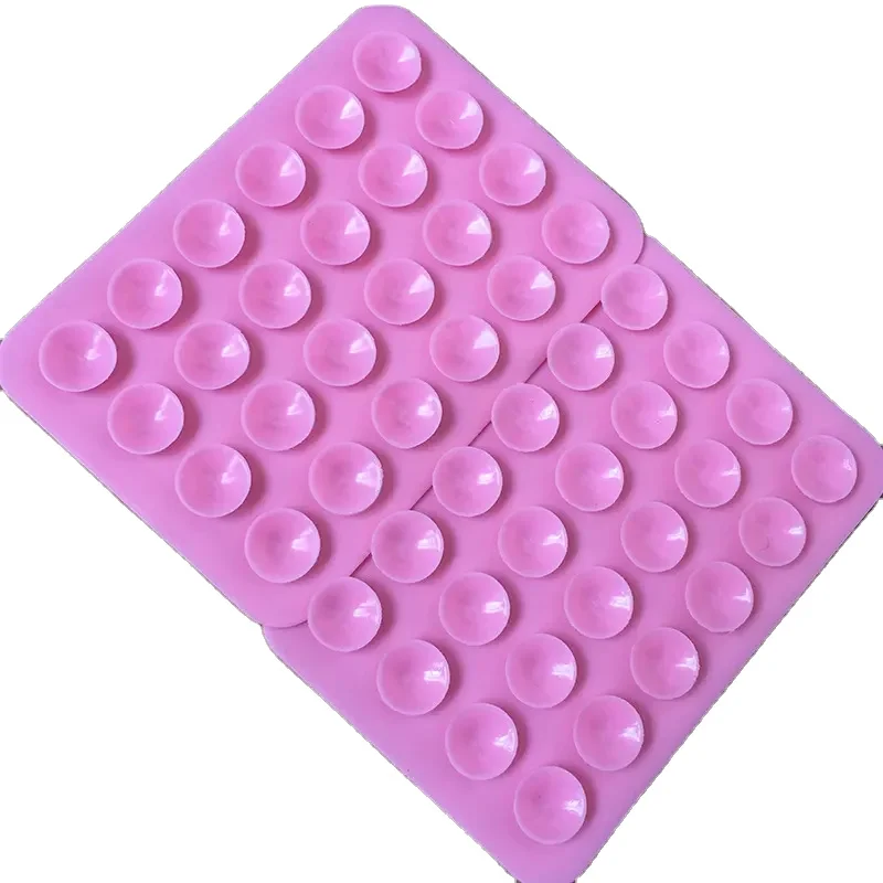 2024 Thin 19 cup round silicone Suction Cup pads for mobile phone