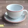 Doppia linea grande 300ml con piattino-200-300ml