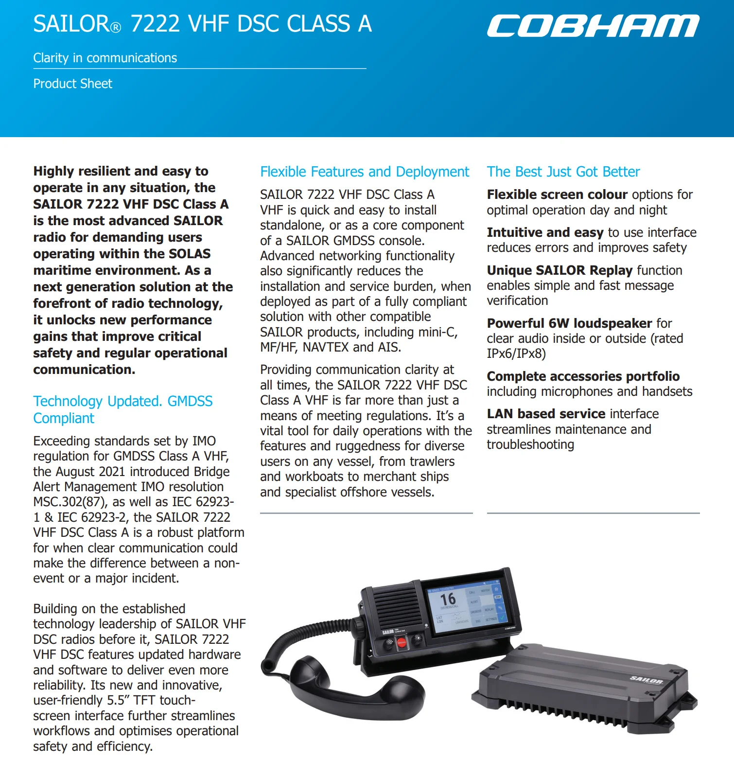 Marine Electronics Maritime Navigation Communication Sailor 7222 Imo