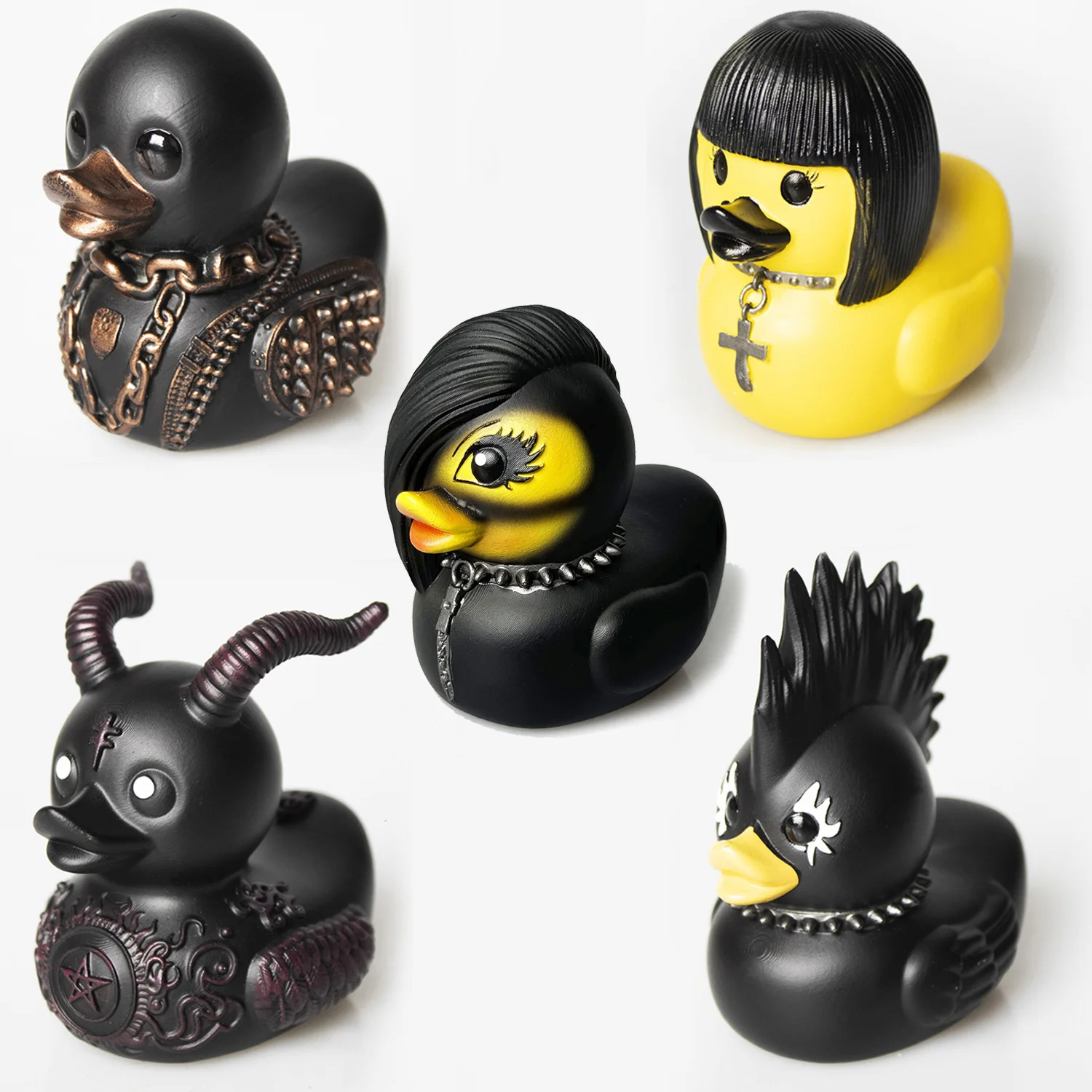 HLC ACC Steampunk Bath Duck Satan Punk Rubber Death Rock