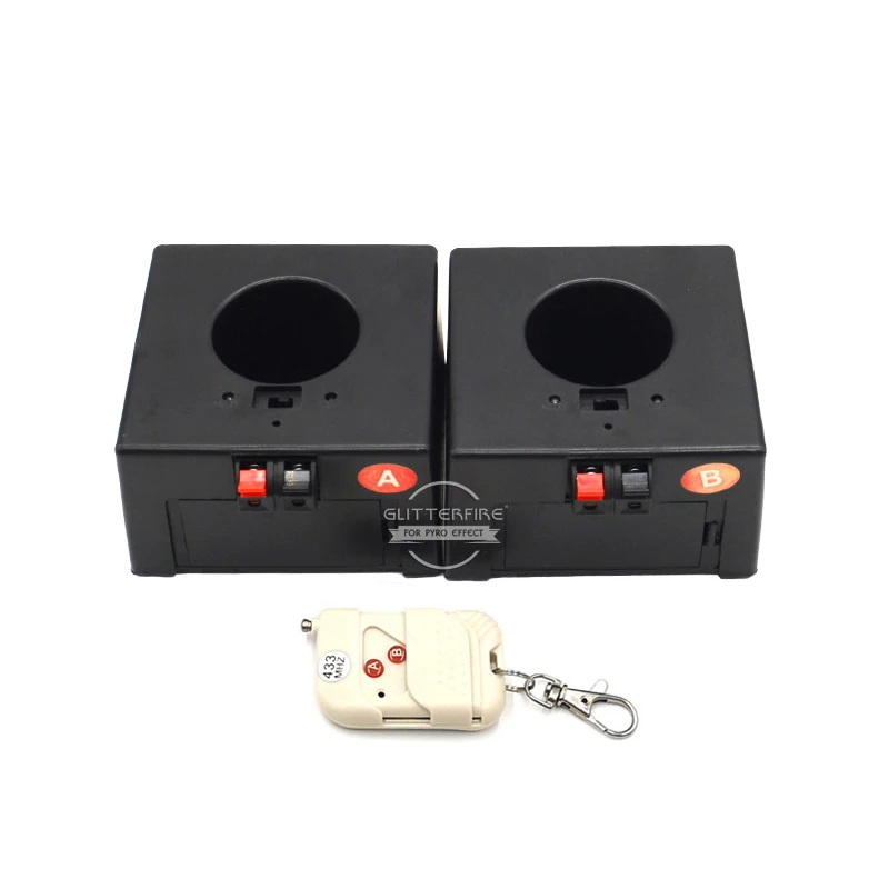 D02 Stage Indoor 2 Channel Wedding Sparkler Ignition Party Equipment Wireless Remote Control Cold Flame Fireworks Firing System
