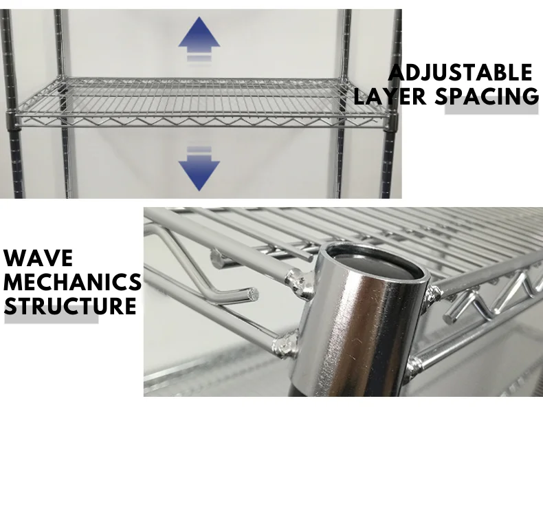 Industrial Esd Metal Wire Shelf Rack Steel Wire Shelving Buy