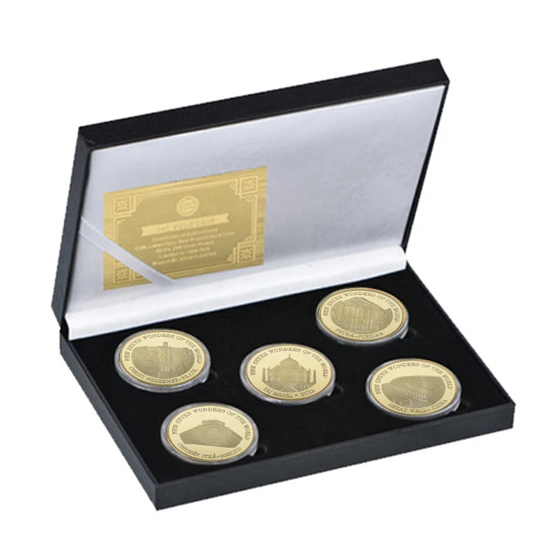 New Seven Wonders of the World - Architectural Coin Souvenir