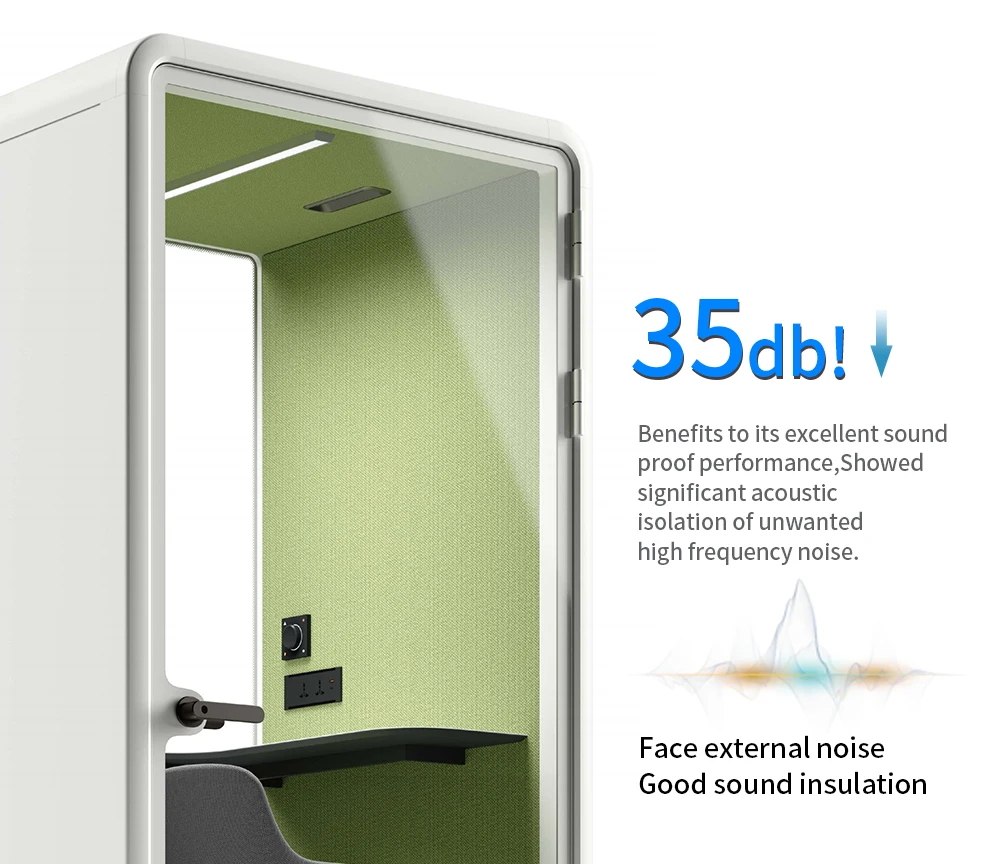 Minimalistic Office Booth Pods Office Soundproof Booth Excellent Office ...