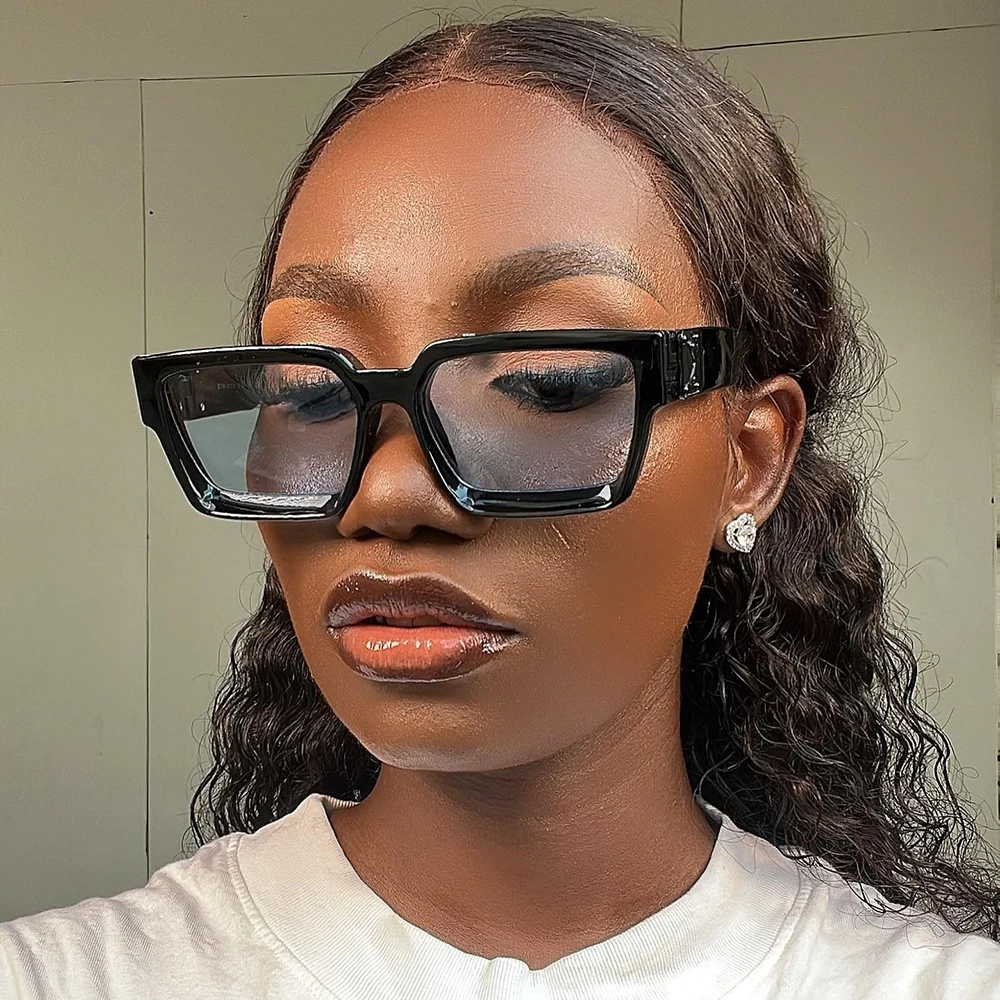 Oversized Square Sunglasses Retro Metal Frame UV Protection Unisex Chic Amazon.com: Dollger Oversized Square Sunglasses for Women  main image 3