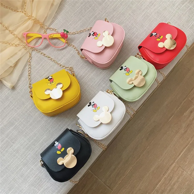 Fashion Pattern Chain Bag Female Mini Children Coin Purse Pu Messenger ...