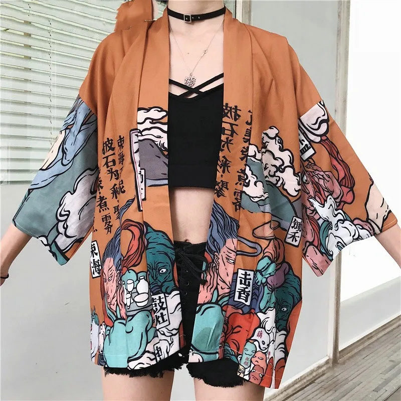 Casaco de camisola das mulheres, Kawaii japonês roupas