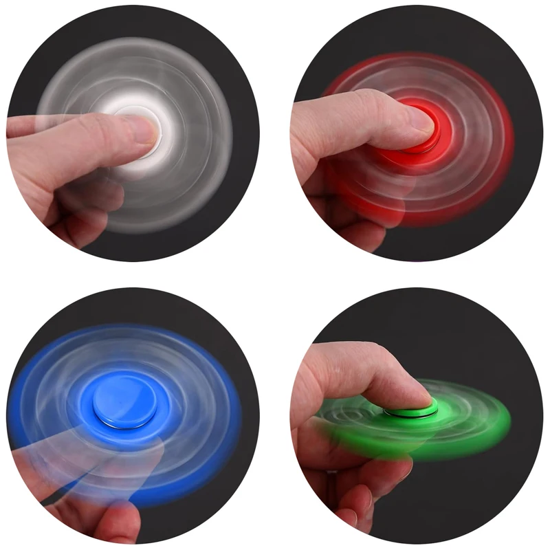 Factory Direct Sale Fidget Spinners Custom 3d Cartoon Logo Promotion Cheap Plastic Metal Finger Flying Fidget Spinner