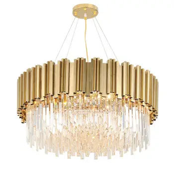 Hot Selling Durable Living Room High Ceilings Chandelier Light Chandelier Light Modern Crystal With Factory Price