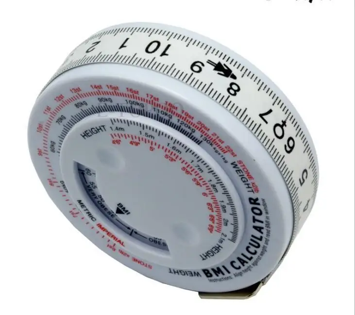 Wholesale 150cm Bmi Body Mass Index Retractable Tape For Diet Weight ...
