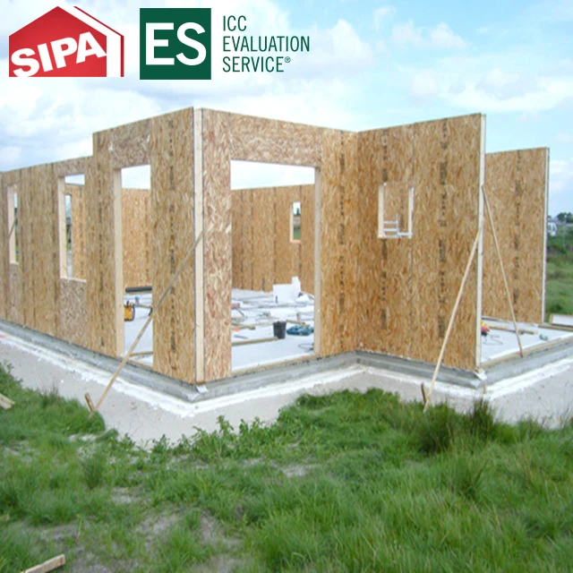 Exported to Over 50 Countries Structural Insulated Panel Home Kit EPS OSB Paneles De Board Wall SIP House Kit Prefab House
