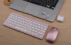 Tastiera e Mouse rosa