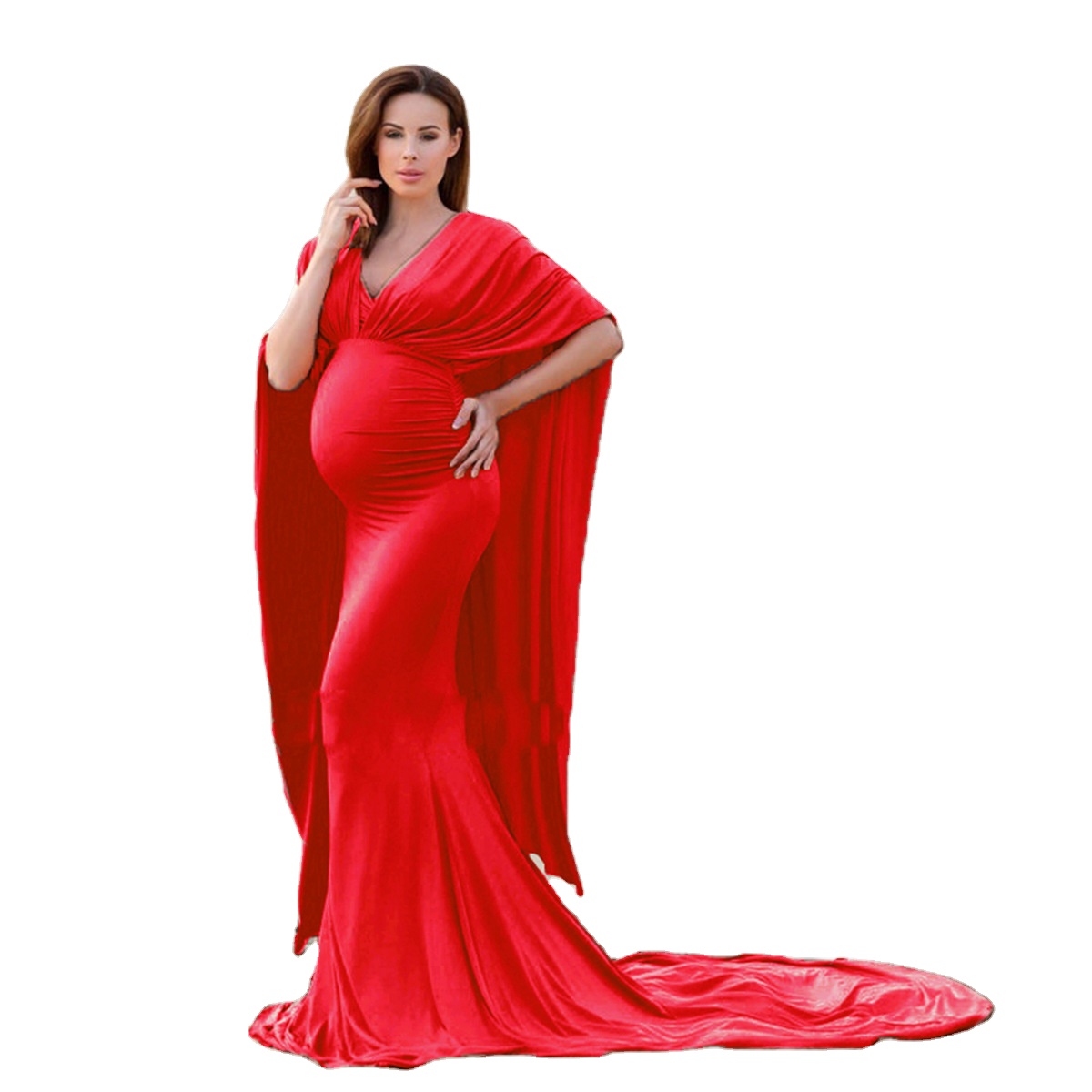 sachin and babi light blue dress Angel Maternity Lucille Knit Maternity Midi Dress in Burgundy