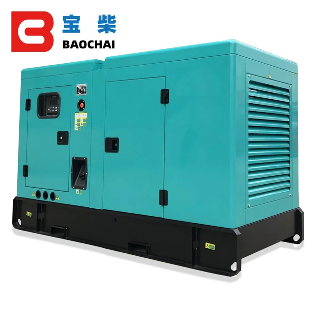 Silent Diesel Generator Set with 27kw to 1500kw Alternator Wide Range Power Range for Various Applications