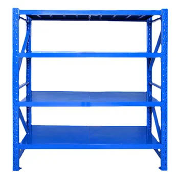Heavy Duty Load -bearing 350kg/Layer Warehouse Metal 4 Storage Rack Shelf