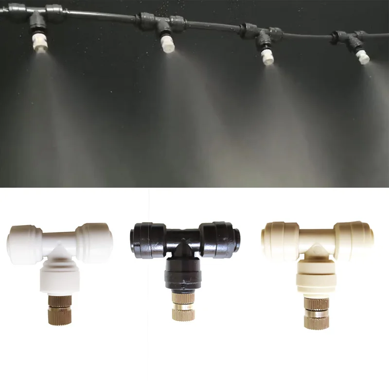 Наборы для создания системы подачи тумана низкого давления для наружного охлаждения и орошения