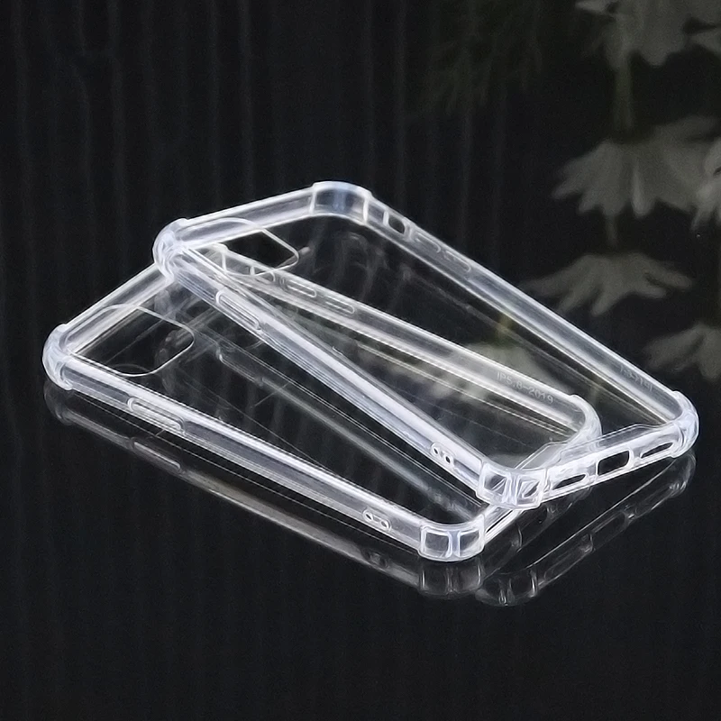 Anti Shock Good Quality Soft 1.0mm Clear Acrylic Transparent TPU Phone Case for IPhone/Samsung/Huawei/Xiaomi