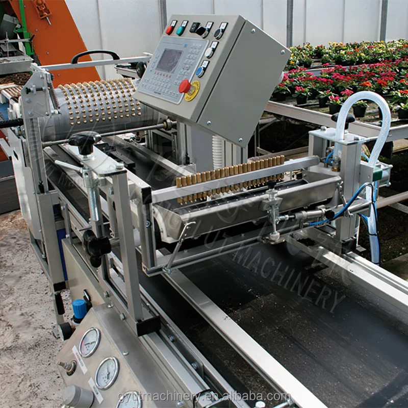tobacco tray seeder Automatic Vegetable Tray Seeder Machine Precise Seeding Tobacco Seed Tray  Planter Automatic Tray Seedling Machine for Nursery