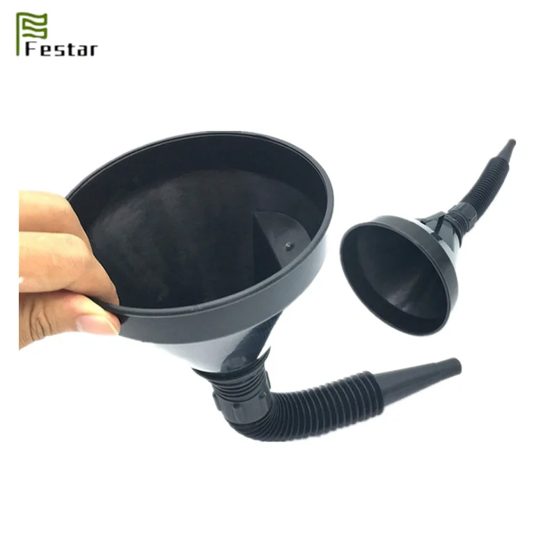 Car Auto Flexible Spout Filter Gas Oil Funnel / Auto Flexible Funnel / Diesel Gasoline Funnel
