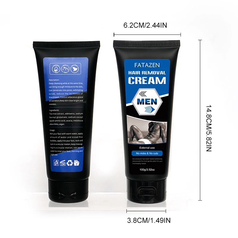 Pirvate Label Organic Natural Herbal Hair Removal Cream For Men ...