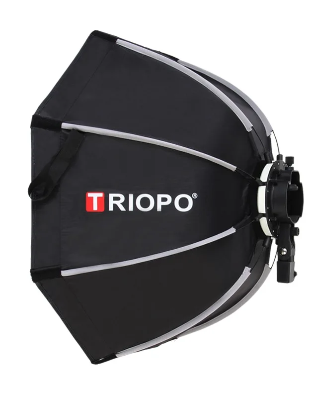 Triopo 65 см Speedlite портативный восьмиугольный зонт-софтбокс для съемки вне помещения с системой софтбокс