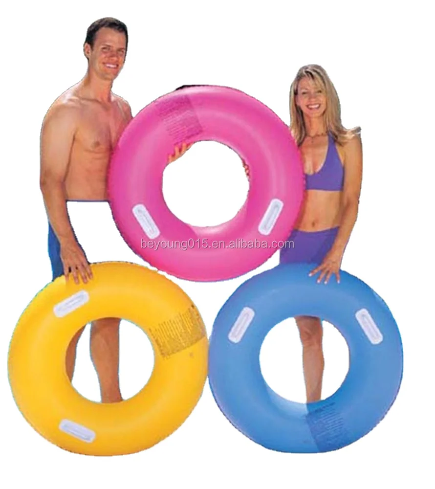 INFLATABLE RUBBER RING TUBE 36" LARGE TYRE BEACH LILO SWIMMING POOL SEA SWIM 